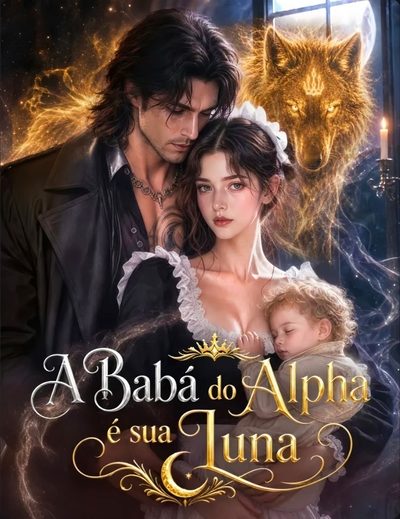 Capa da minisserie A Babá do Alpha É Sua Luna a Babá do Alfa É a Luna Dele