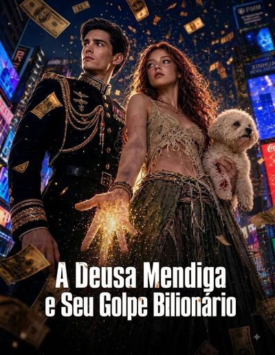 Capa da minisserie A Deusa Mendiga e Seu Golpe Bilionário -