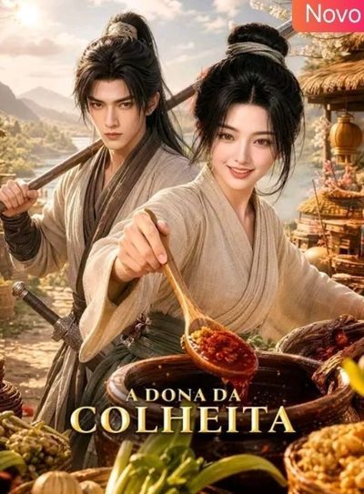 Capa da minisserie A Dona da Colheita