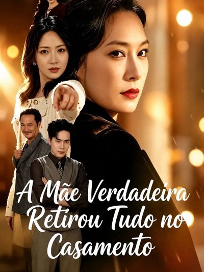 Capa da minisserie A Mãe Verdadeira Retirou Tudo no Casamento.