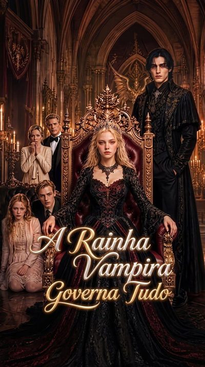 Capa da minisserie A Rainha Vampira Governa Tudo Morri Traída e Renasci Como Rainha Vampira