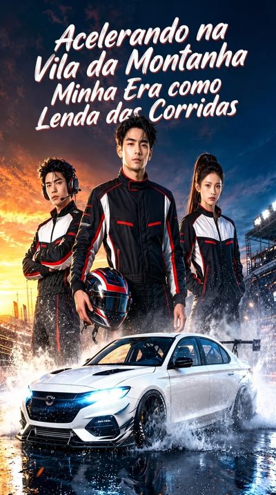 Capa da minisserie Acelerando na Vila da Montanha Minha Era Como Lenda das Corridas