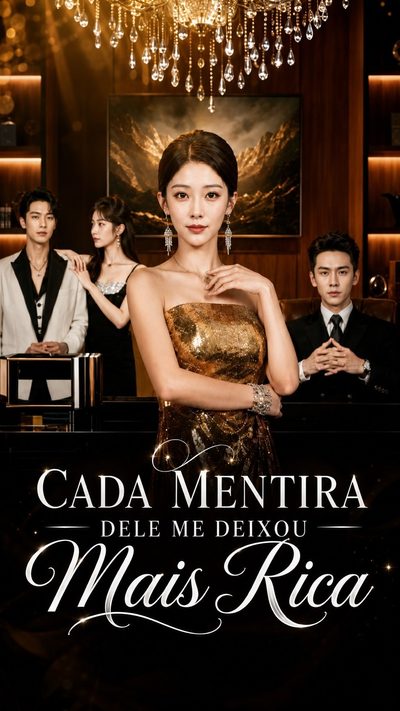 Capa da minisserie Cada Mentira Dele Me Deixou Mais Rica