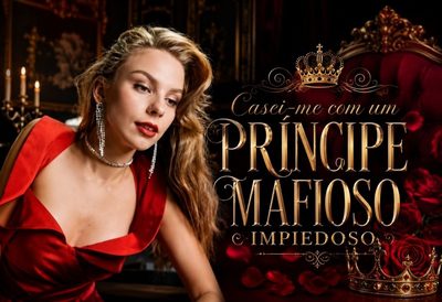 Capa da minisserie Casei-me com Um Príncipe Mafioso Impiedoso I Married a Ruthless Mafia Prince