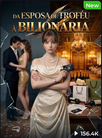 Capa da minisserie Da Esposa de Troféu à Bilionária