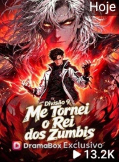 Capa da minisserie Divisão 9 Me Tornei o Rei dos Zumbis