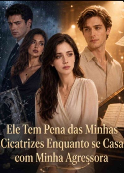 Capa da minisserie Ele Tem Pena das Minhas Cicatrizes, Enquanto Se Casa com Minha Agressora