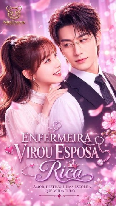 Capa da minisserie Enfermeira Virou Esposa Rica