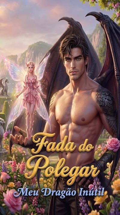 Capa da minisserie Fada do Polegar - Meu Dragão Inútil Thumb Fairy- My Useless Dragon