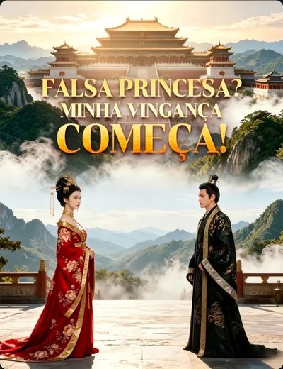 Capa da minisserie Falsa Princesa? Minha Vingança Começa!