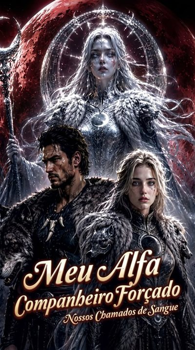 Capa da minisserie Meu Alfa Companheiro Forçadonossos Chamados de Sangue