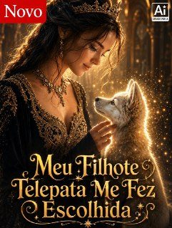 Capa da minisserie Meu Filhote Telepata Me Fez Escolhida