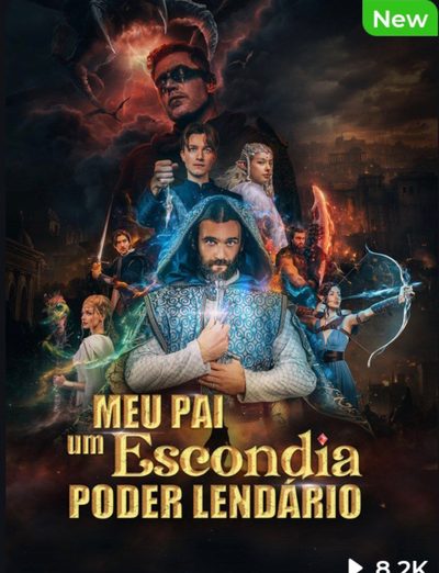 Capa da minisserie Meu Pai Escondia Um Poder dublado