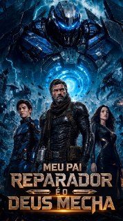 Capa da minisserie Meu Pai Reparador É o Deus Mecha