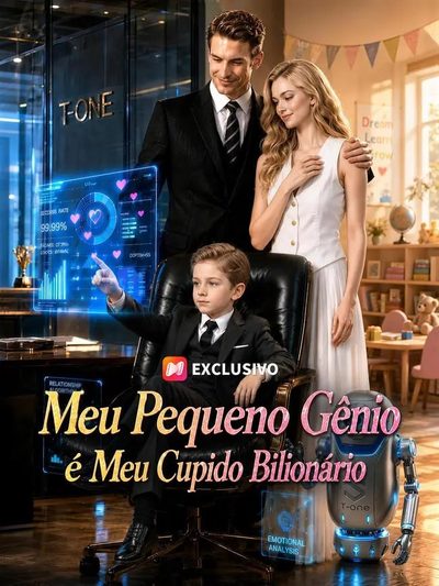 Capa da minisserie Meu Pequeno Gênio É Meu Cupido Bilionário