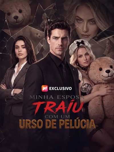 Capa da minisserie Minha Esposa Me Traiu com Um Urso de Pelúcia