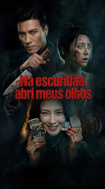 Capa da minisserie Na Escuridão, Abri Meus Olhos
