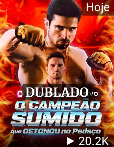 Capa da minisserie O Campeão Sumido que Detonou no Pedaço dublado