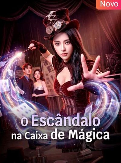 Capa da minisserie O Escândalo na Caixa de Mágica
