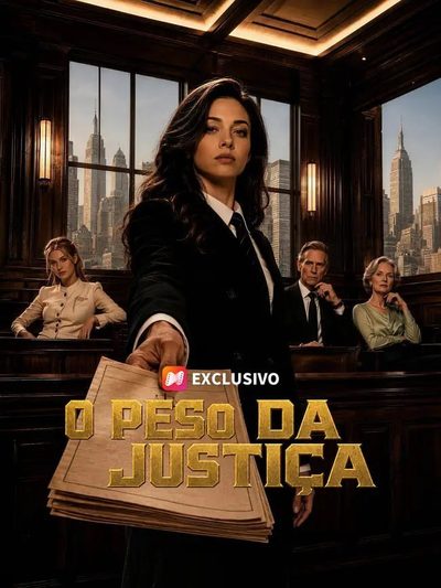 Capa da minisserie O Peso da Justiça -