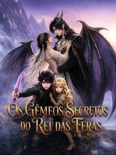 Capa da minisserie Os Gêmeos Secretos do Rei das Feras