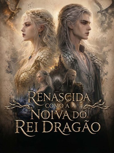 Capa da minisserie Renascida Como a Noiva do Rei Dragão -