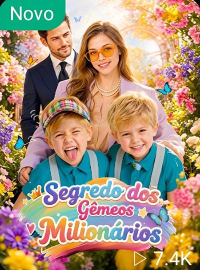 Capa da minisserie Segredo dos Gêmeos Milionários
