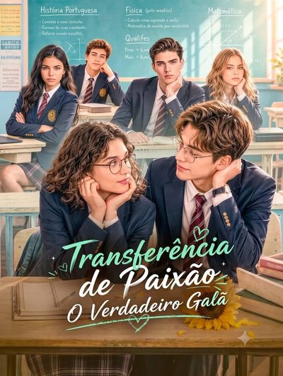 Capa da minisserie Transferência de Paixão, o Verdadeiro Galã
